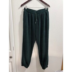 Halara High Waisted Pocket‎ Corduroy Casual Joggers Green Medium
